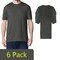 Gildan Unisex Softstyle Lightweight Short Sleeve T-Shirt, Heather Dark Grey Crewneck Tee